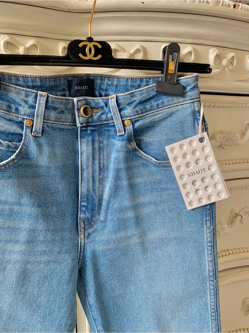 NEW Khaite Vivian Modern Bootcut Denim Jeans Sz 29 - Picture 2 of 3